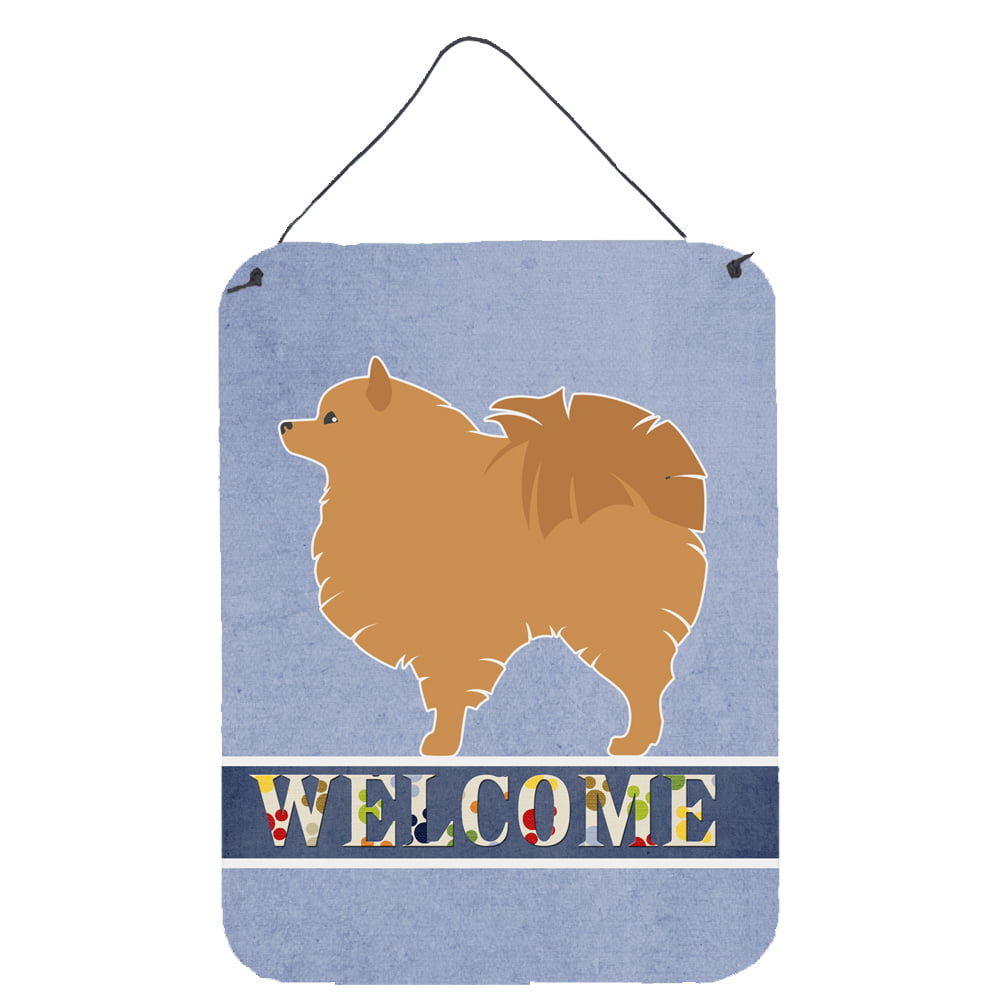 Pomeranian Welcome Wall or Door Hanging Prints