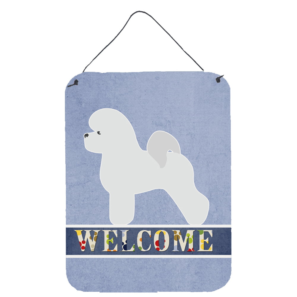 Bichon Frise Welcome Wall or Door Hanging Prints