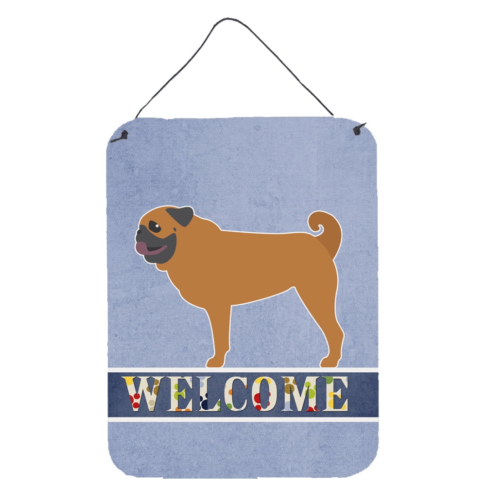 Pug Welcome Wall or Door Hanging Prints