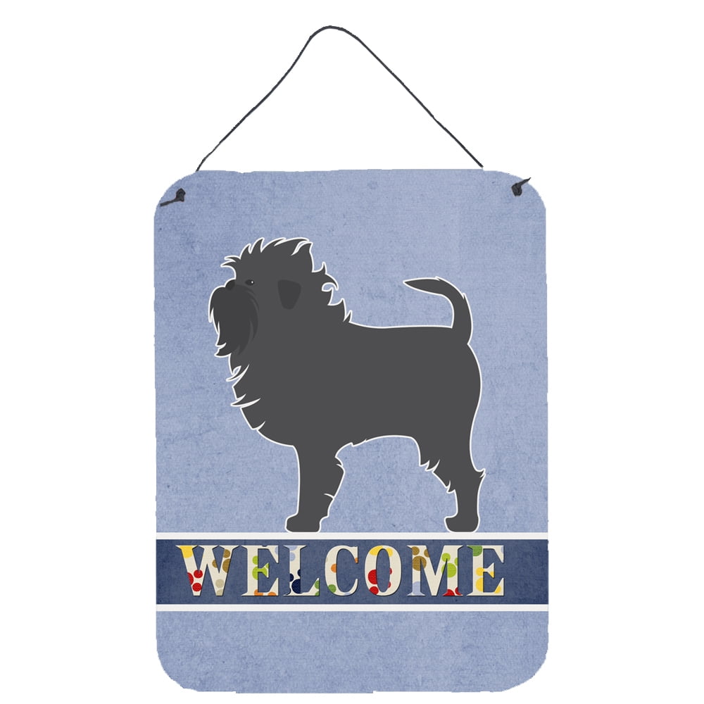 Affenpinscher Welcome Wall or Door Hanging Prints
