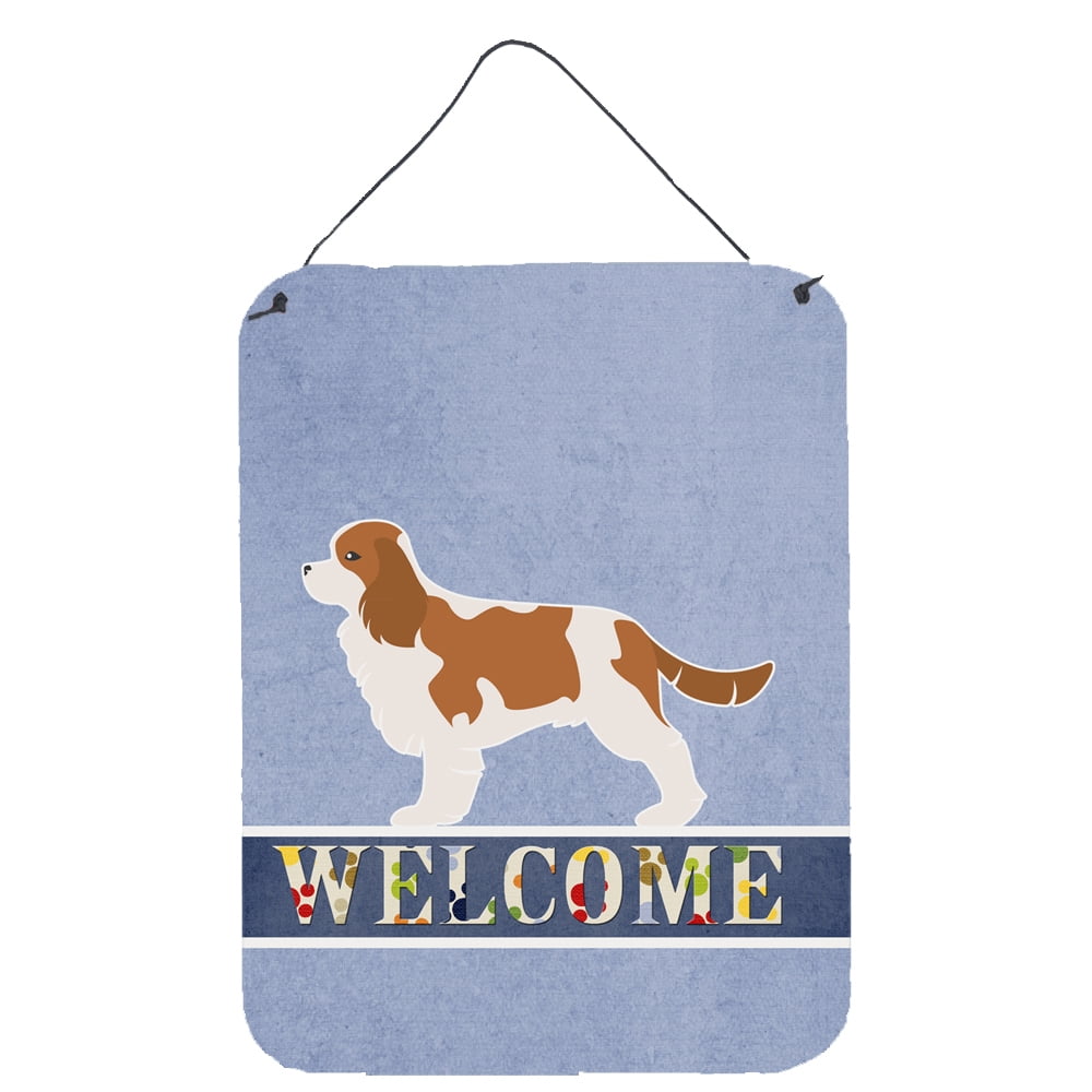Cavalier King Charles Spaniel Welcome Wall or Door Hanging Prints
