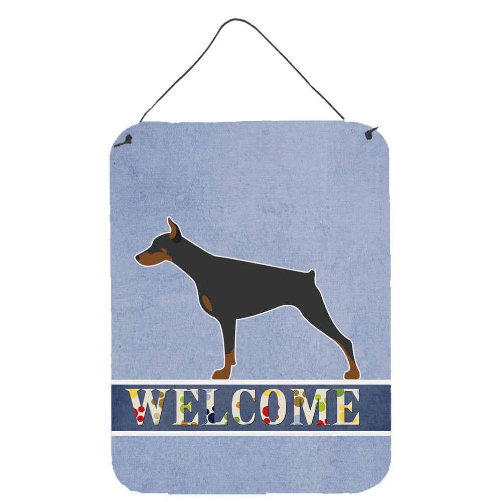 Doberman Pinscher Welcome Wall or Door Hanging Prints
