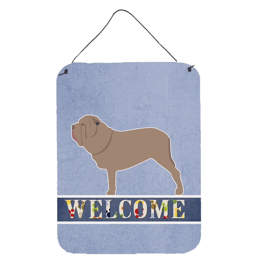 Neapolitan Mastiff Welcome Wall or Door Hanging Prints