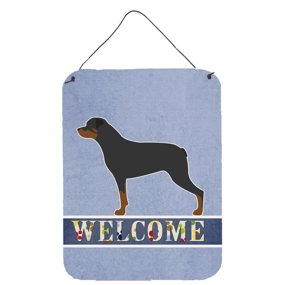 Rottweiler Welcome Wall or Door Hanging Prints