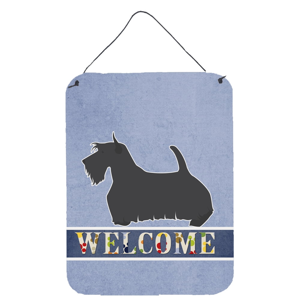 Scottish Terrier Welcome Wall or Door Hanging Prints