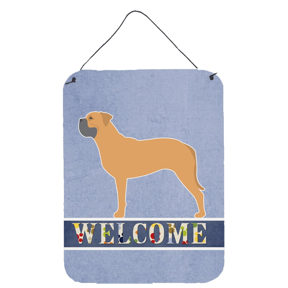 Bullmastiff Welcome Wall or Door Hanging Prints