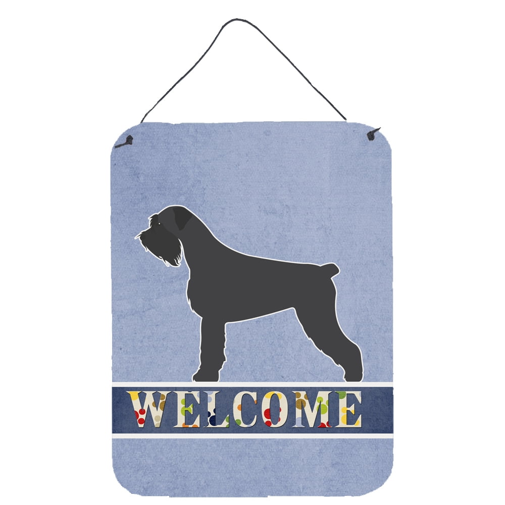 Giant Schnauzer Welcome Wall or Door Hanging Prints