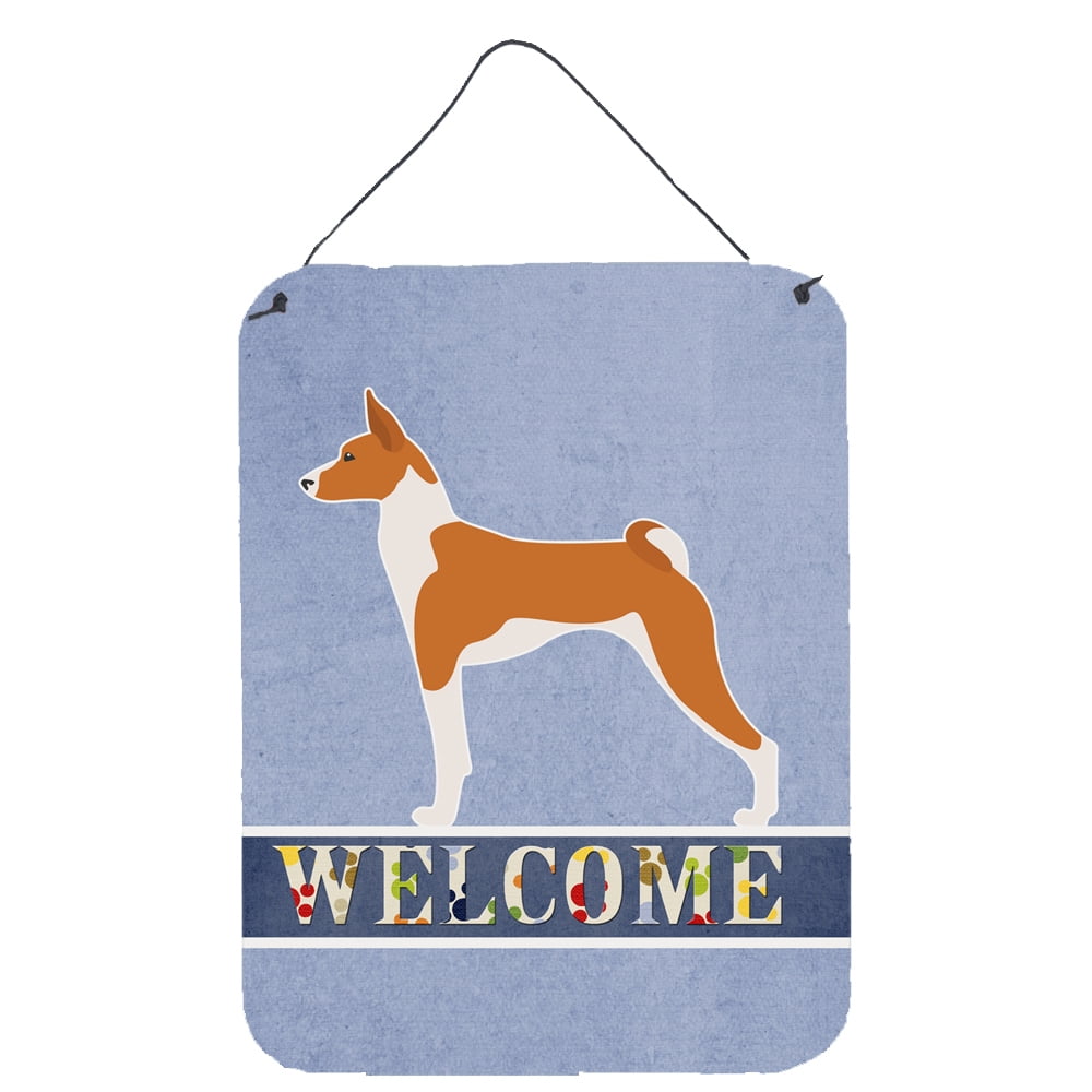 Basenji Welcome Wall or Door Hanging Prints