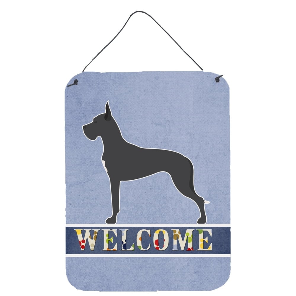 Great Dane Welcome Wall or Door Hanging Prints