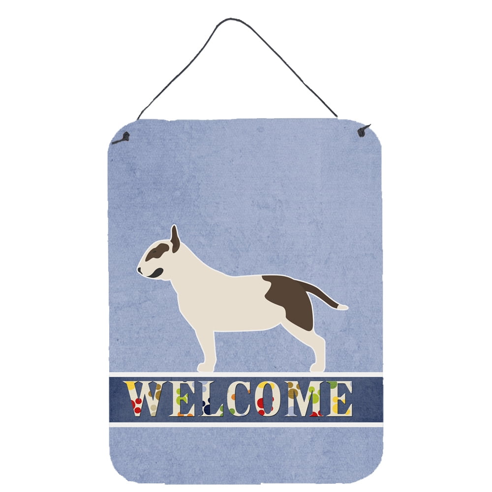 Bull Terrier Welcome Wall or Door Hanging Prints