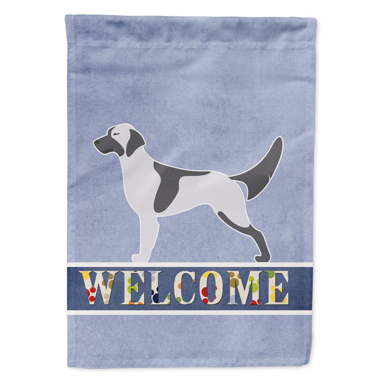 English Setter Welcome Garden Size Flag