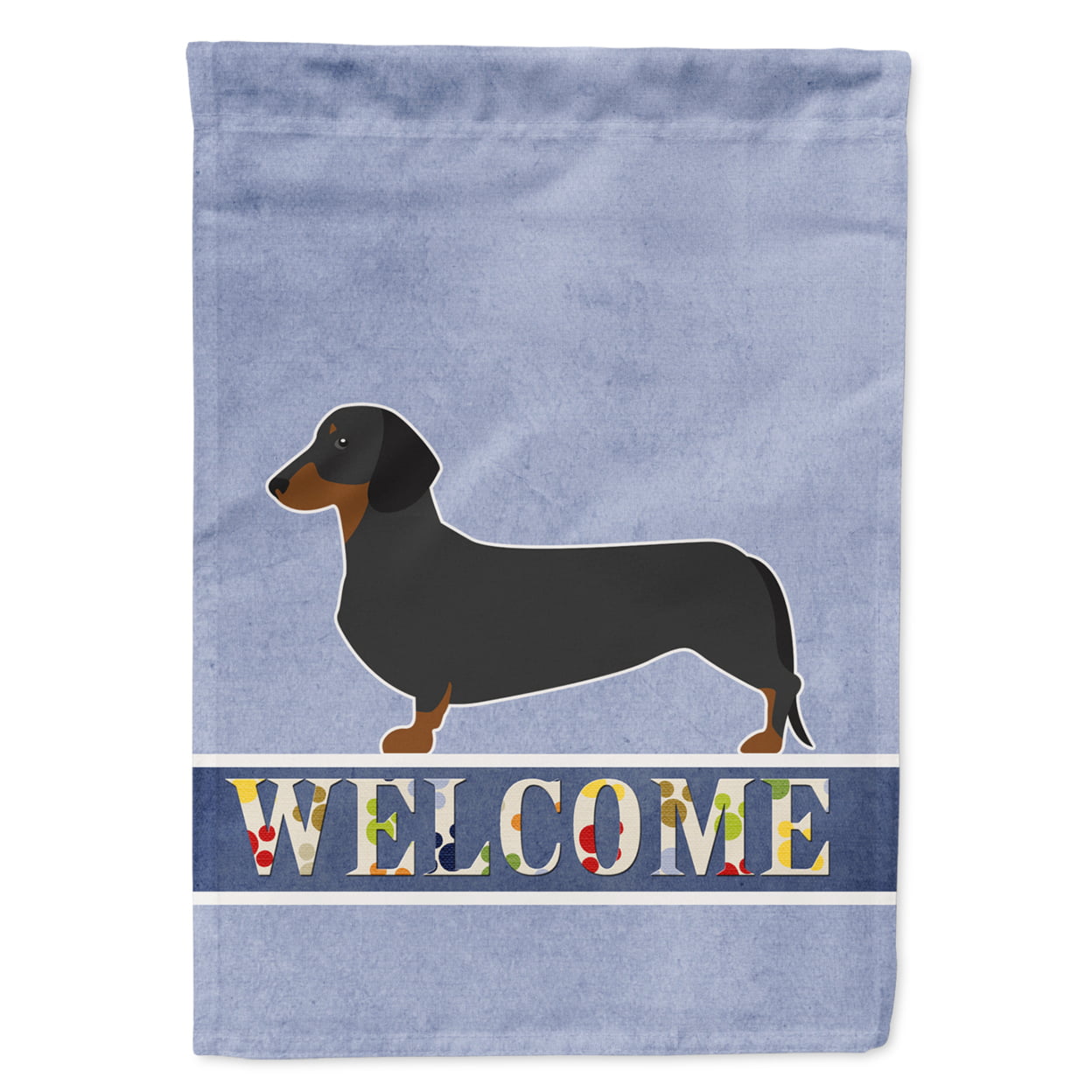 Dachshund Welcome Garden Size Flag