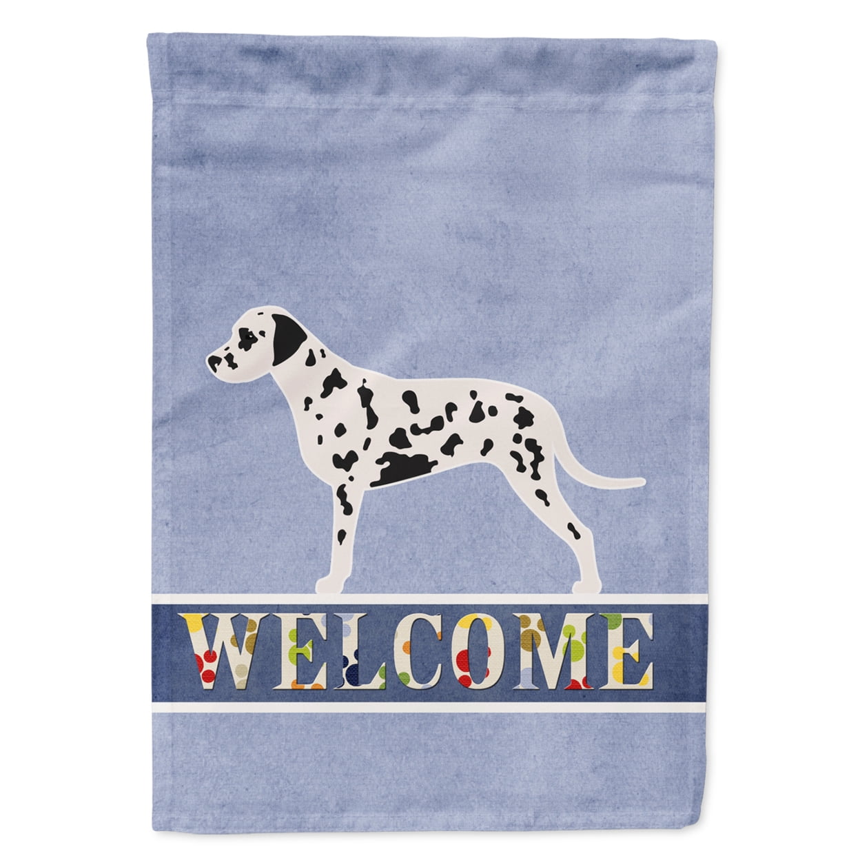 Dalmatian Welcome Garden Size Flag
