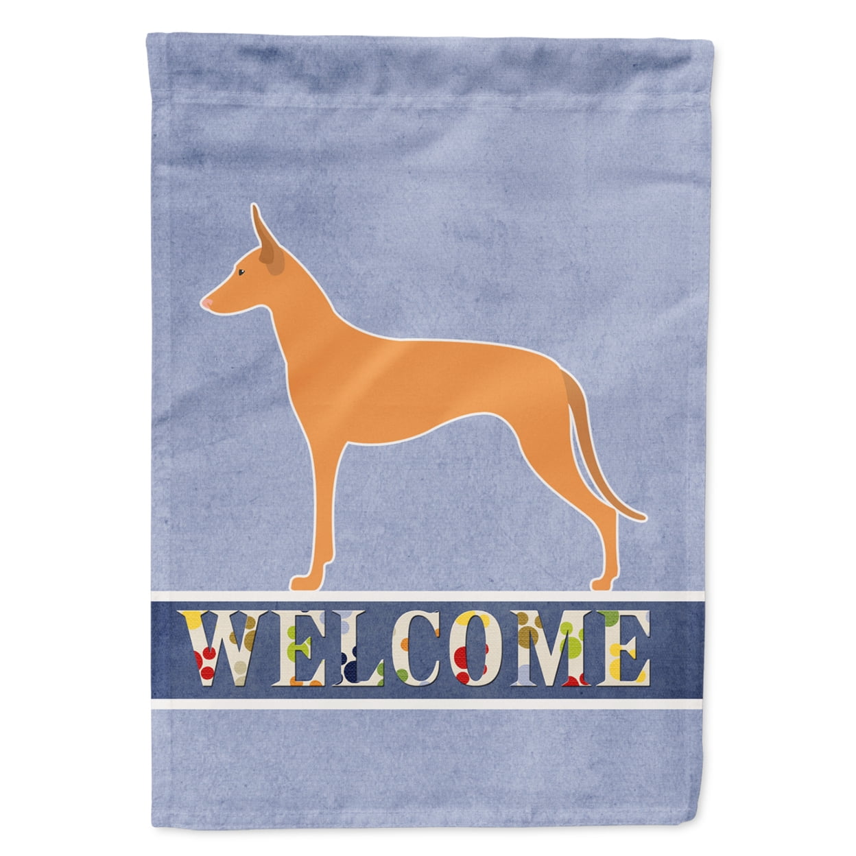 Pharaoh Hound Welcome Garden Size Flag