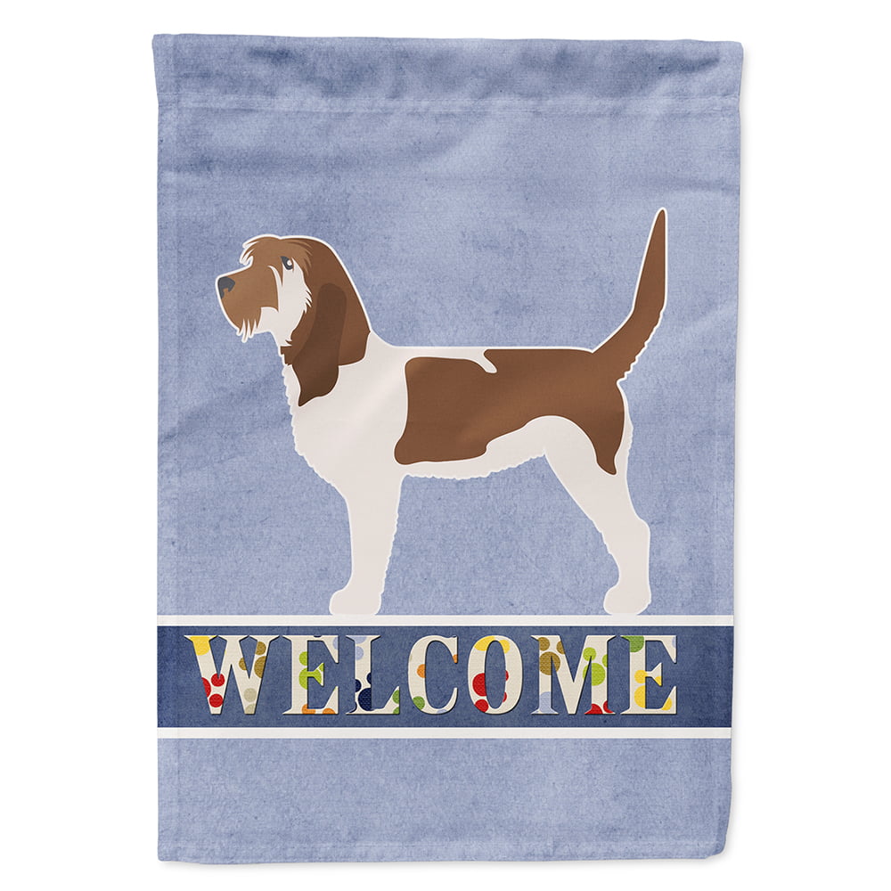 Grand Basset Griffon Vendeen Welcome Garden Size Flag