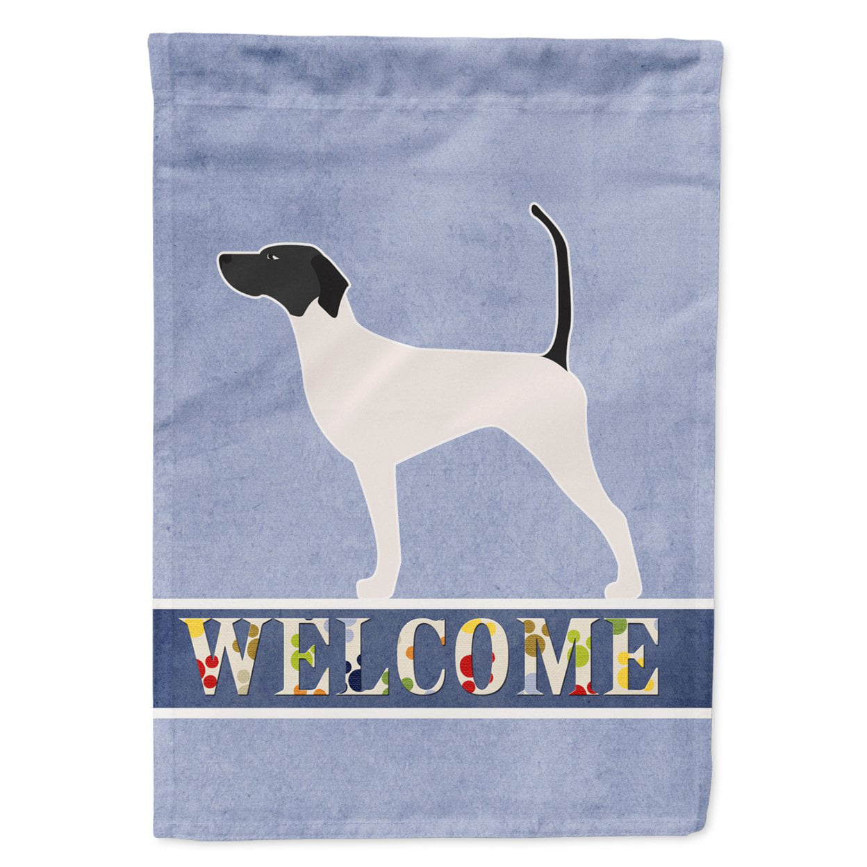 English Pointer Welcome Garden Size Flag