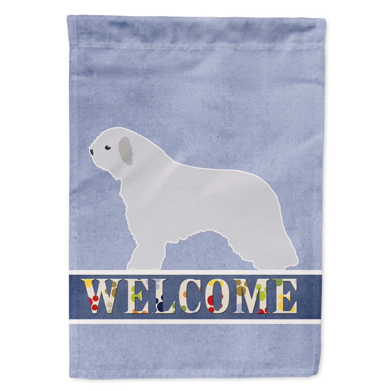Spanish Water Dog Welcome Garden Size Flag