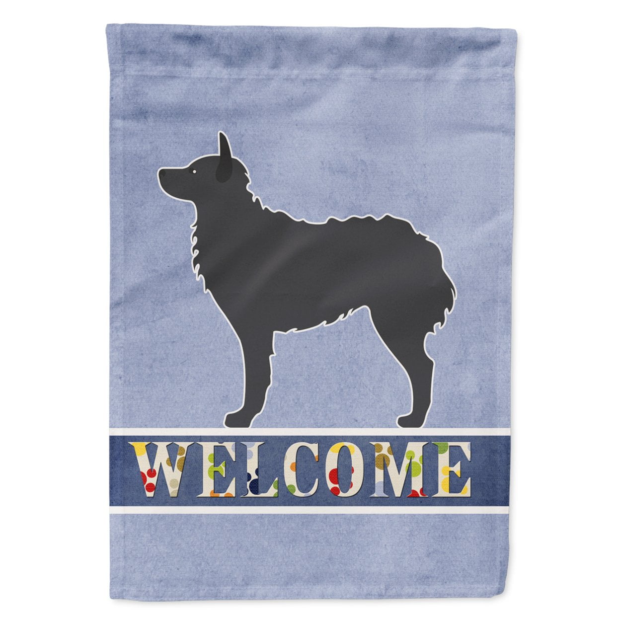 Croatian Sheepdog Welcome Garden Size Flag