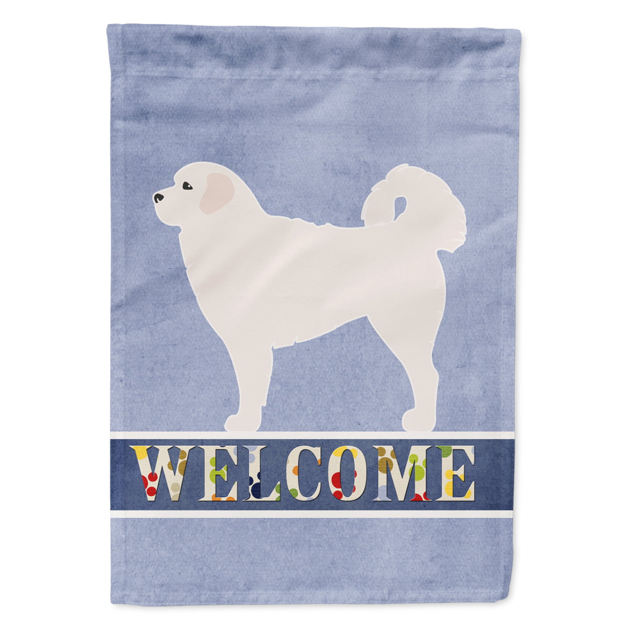 Polish Tatra Sheepdog Welcome Garden Size Flag