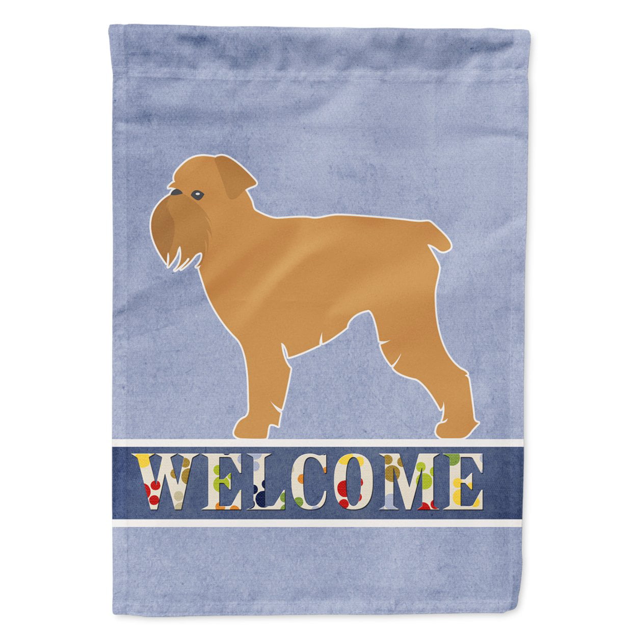 Brussels Griffon Welcome Garden Size Flag