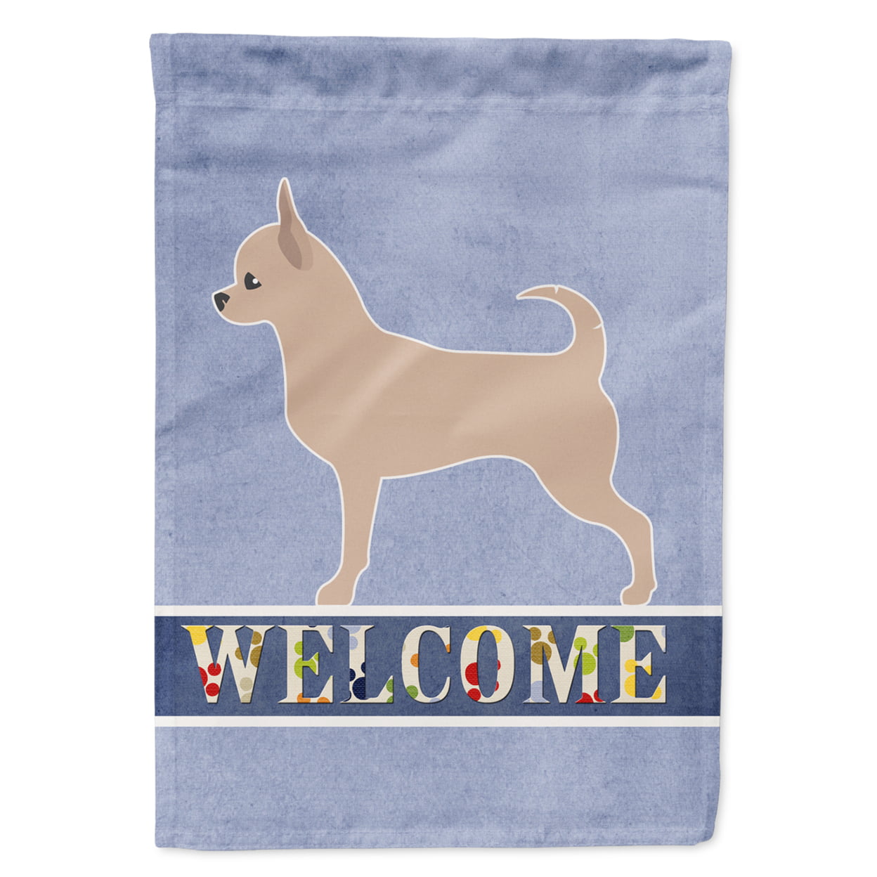 Chihuahua Welcome Garden Size Flag