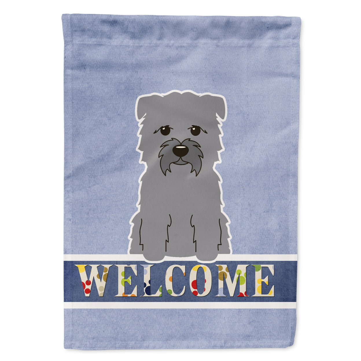 Glen of Imal Grey Welcome Garden Size Flag