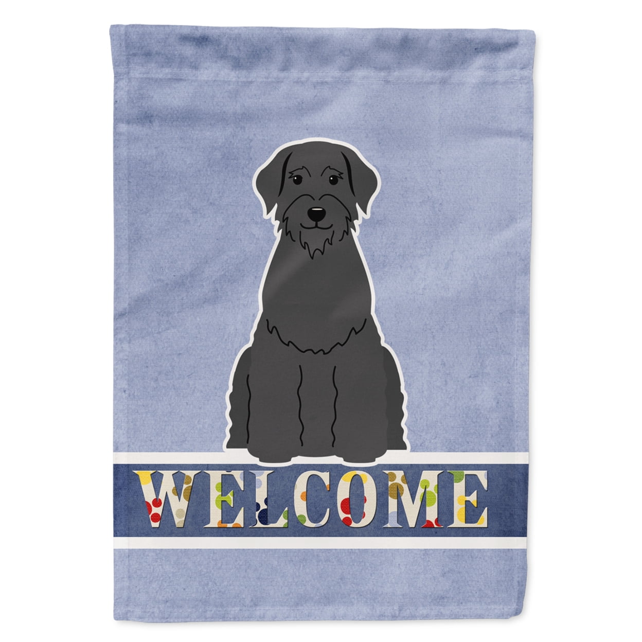 Giant Schnauzer Welcome Garden Size Flag