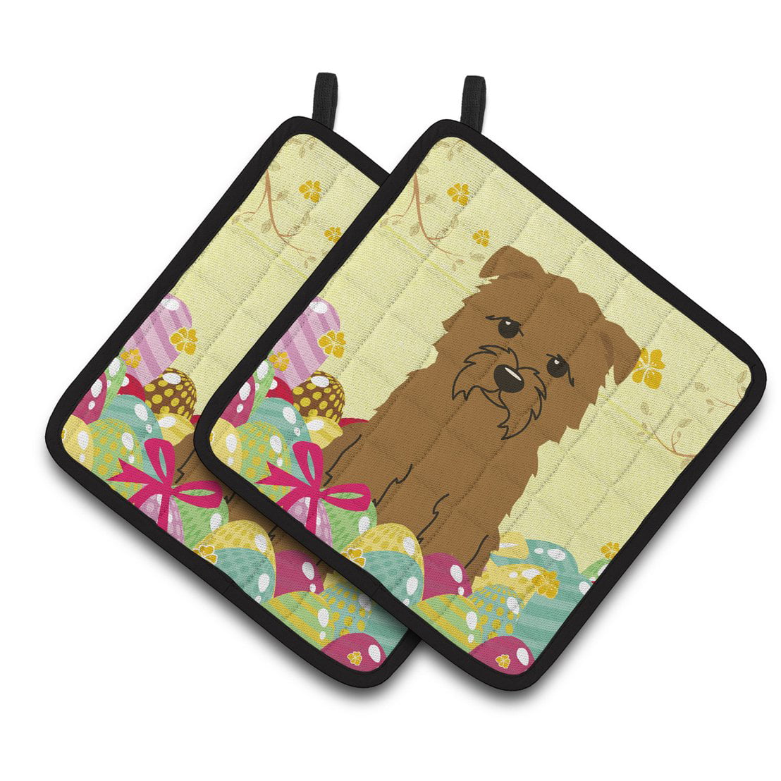 Easter Eggs Glen of Imal Tan Pair of Pot Holders