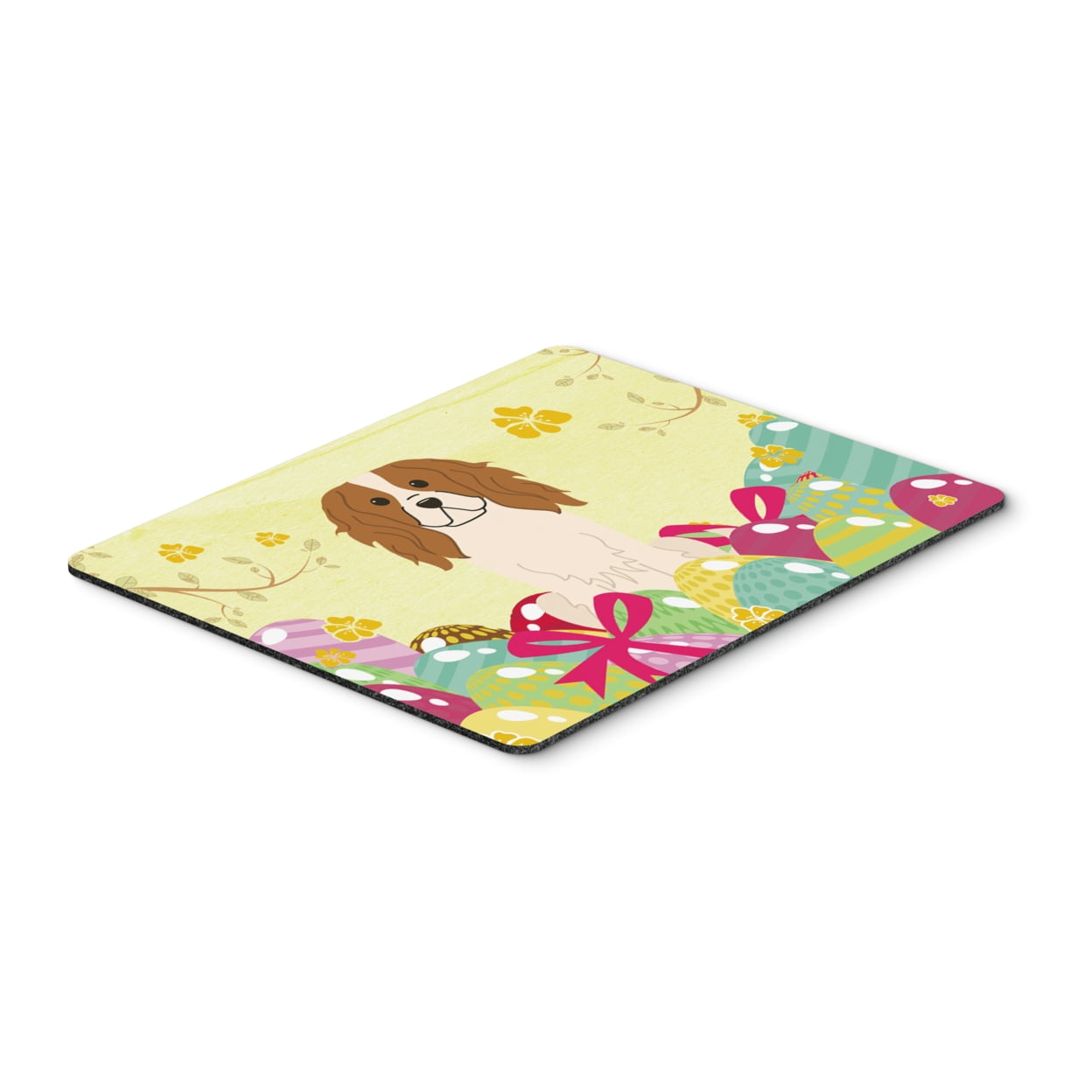 Easter Eggs Cavalier Spaniel Mouse Pad, Hot Pad or Trivet