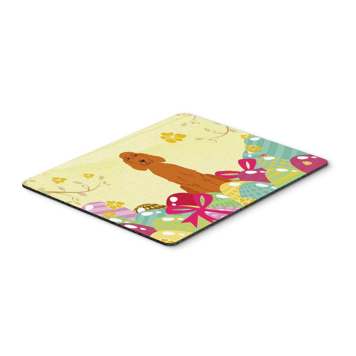 Easter Eggs Irish Setter Mouse Pad, Hot Pad or Trivet