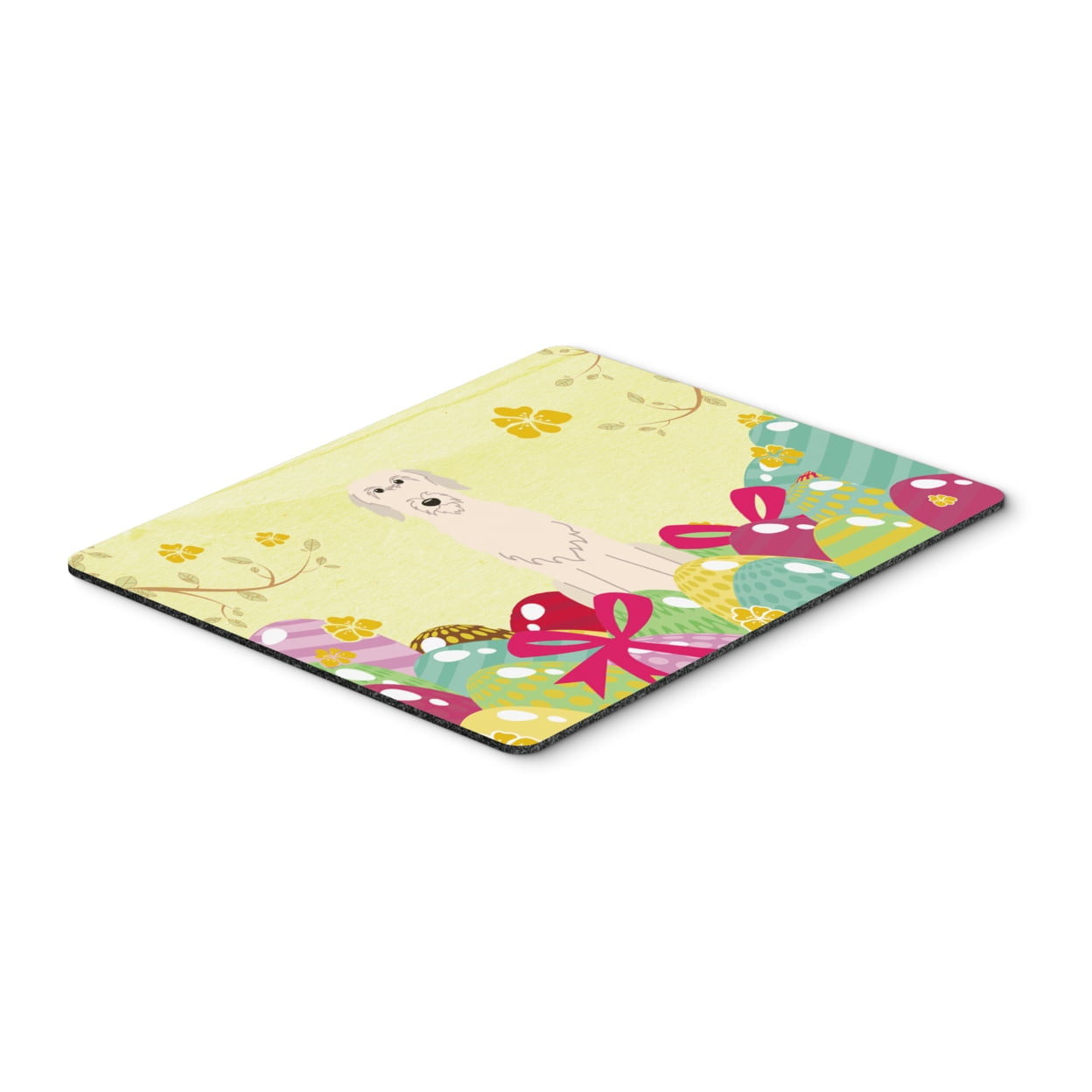 Easter Eggs Irish Wolfhound Mouse Pad, Hot Pad or Trivet