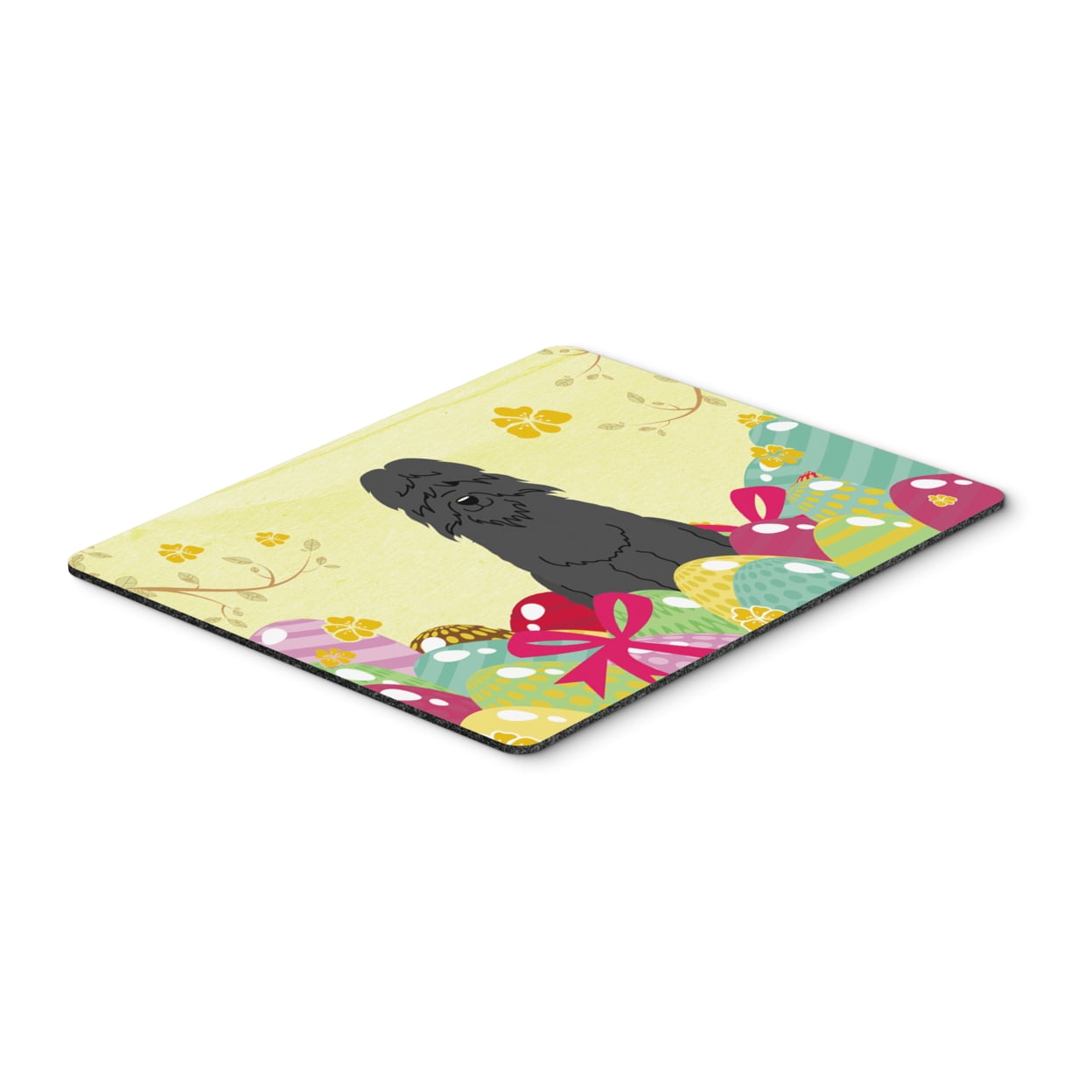 BB6074MP Easter Eggs Bouvier Des Flandres Mouse Pad, Hot Pad or Trivet