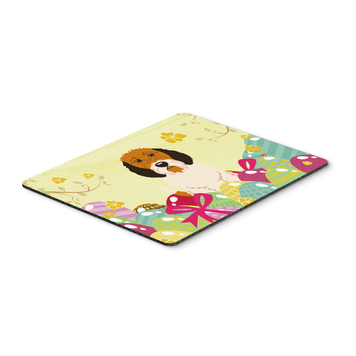 BB6079MP Easter Eggs Petit Basset Griffon Veenden Mouse Pad, Hot Pad or Trivet