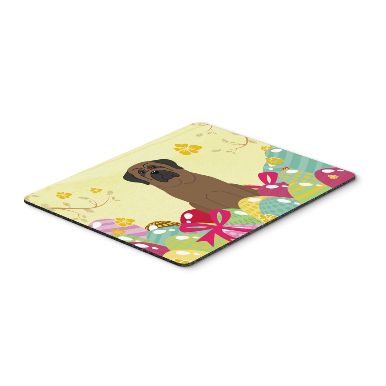 Easter Eggs Bullmastiff Mouse Pad, Hot Pad or Trivet