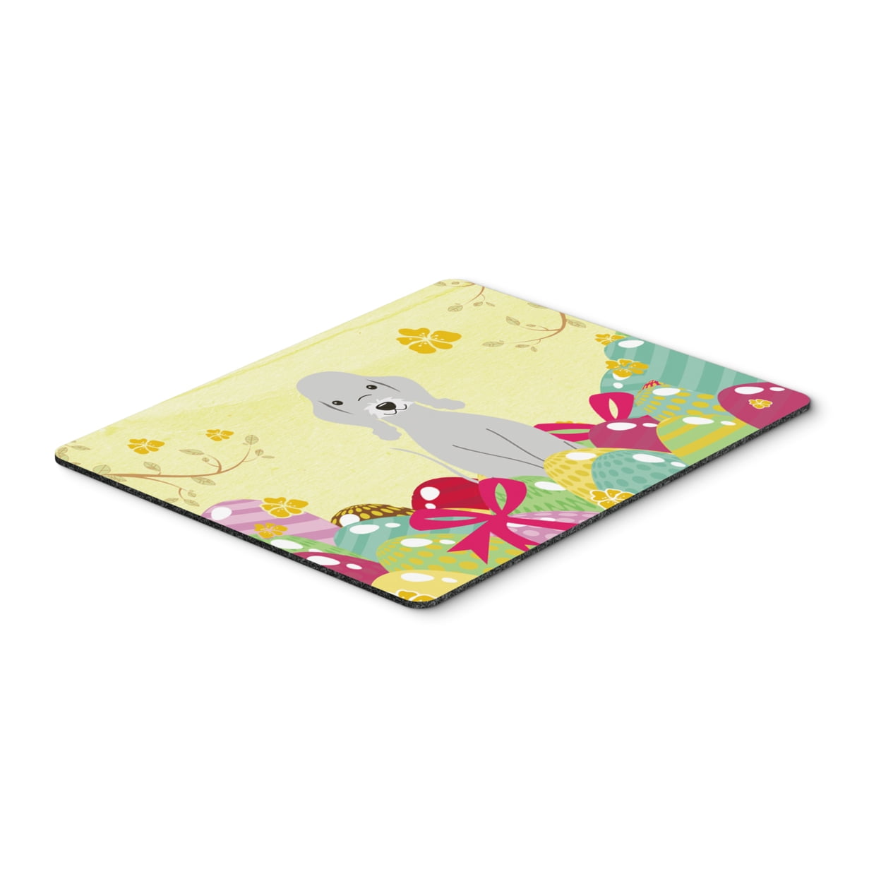 BB6090MP Easter Eggs Bedlington Terrier Blue Mouse Pad, Hot Pad or Trivet