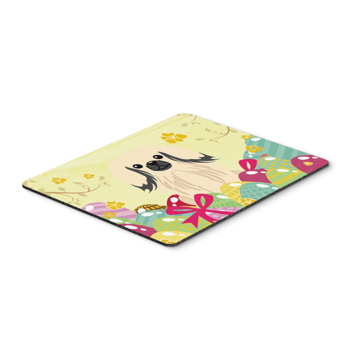 Easter Eggs Pekingnese Cream Mouse Pad, Hot Pad or Trivet