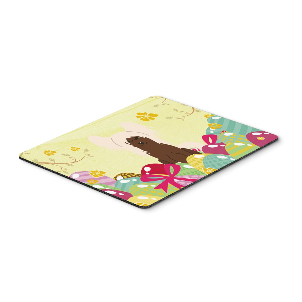 BB6113MP Easter Eggs Chinese Crested Cream Mouse Pad, Hot Pad or Trivet