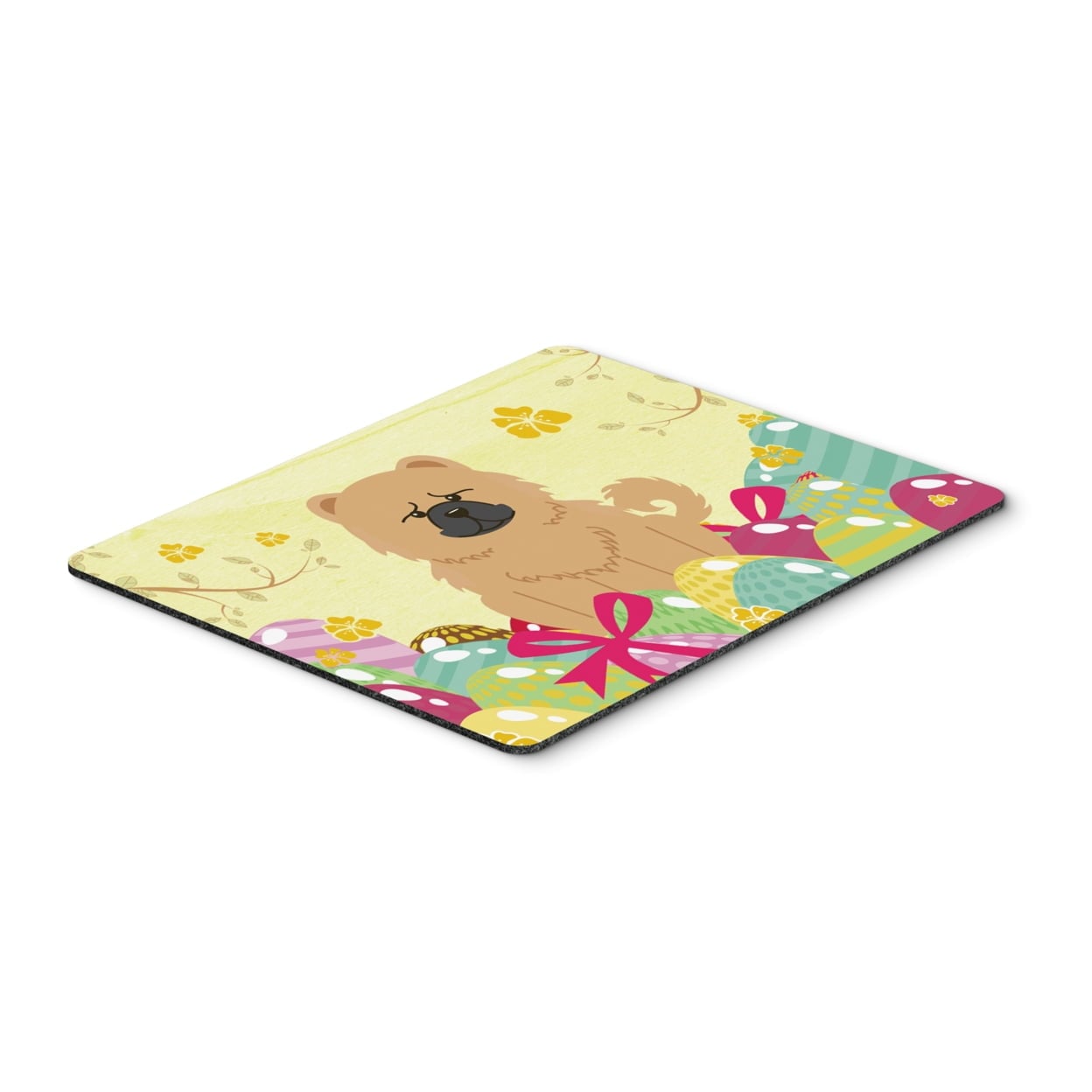 Easter Eggs Chow Chow Cream Mouse Pad, Hot Pad or Trivet