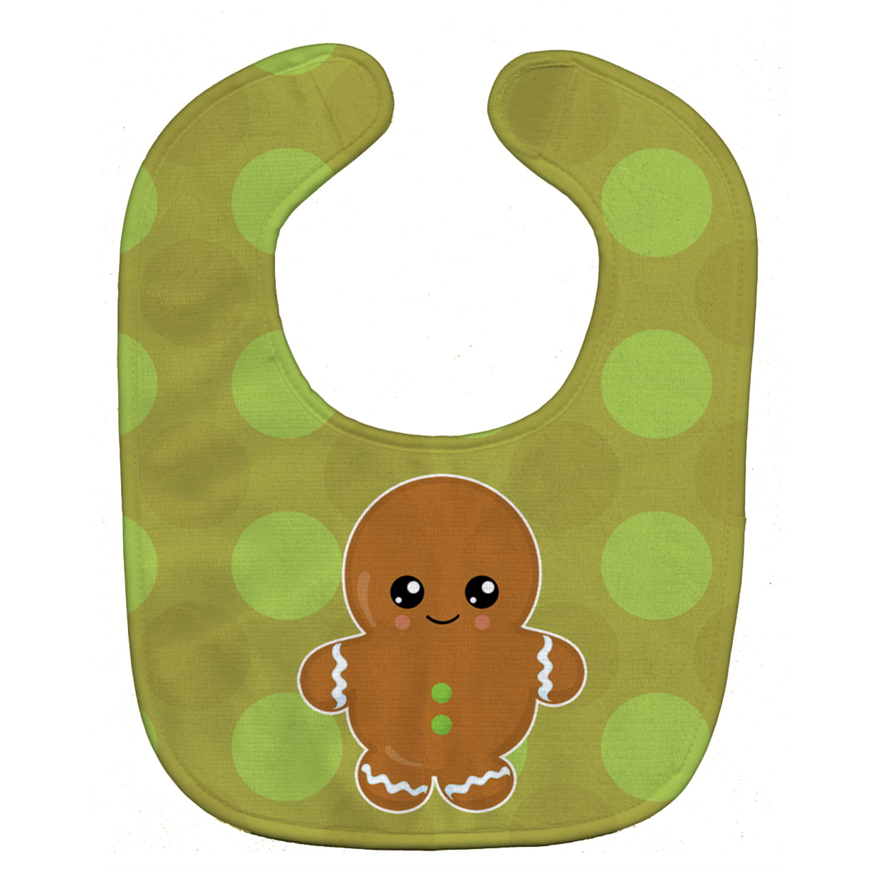 Christmas Gingerbread Man Baby Bib