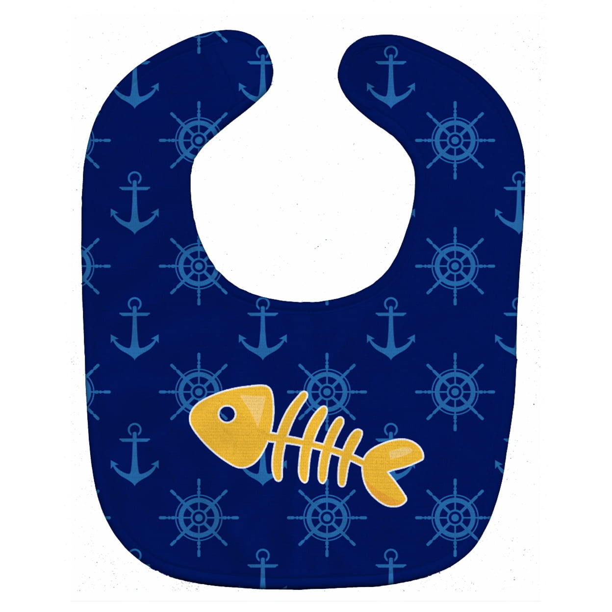 Fish Bones Baby Bib