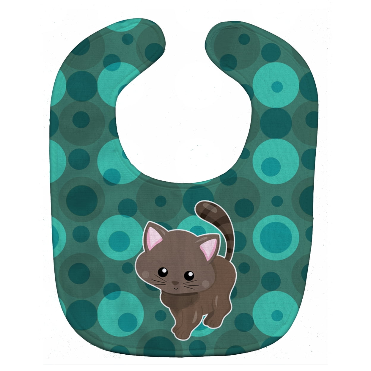 Polkadot Kitten Cat Baby Bib