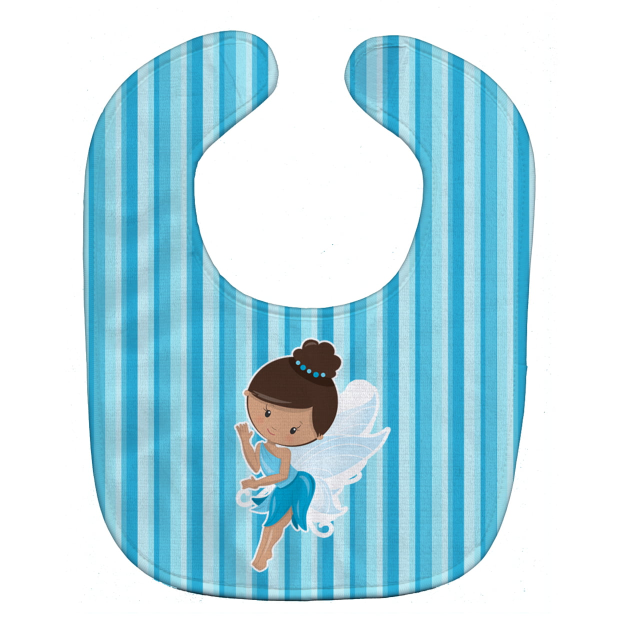 Fairy Blue Stripes Baby Bib