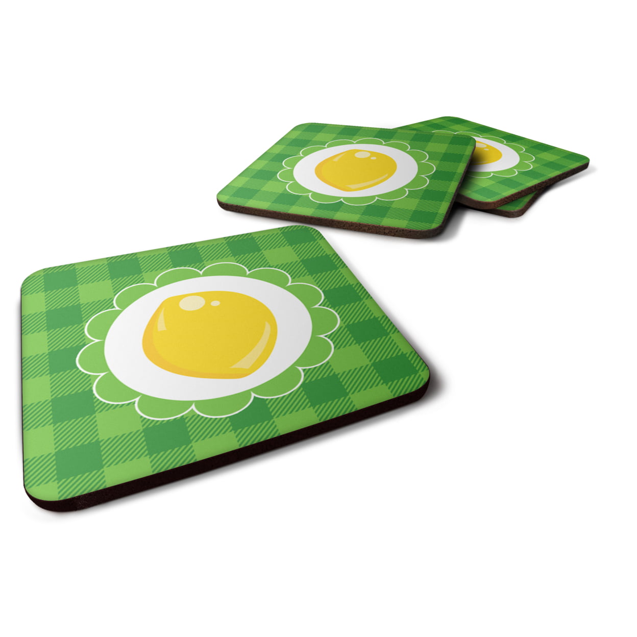 BB7107FC Lemon Foam Coasters - Set of 4