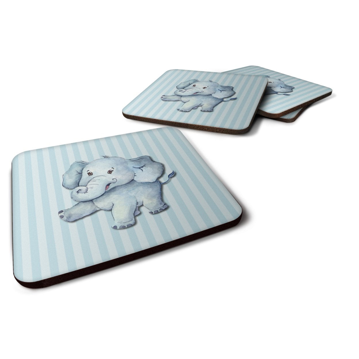 Elephant Foam Coasters - Set of 4