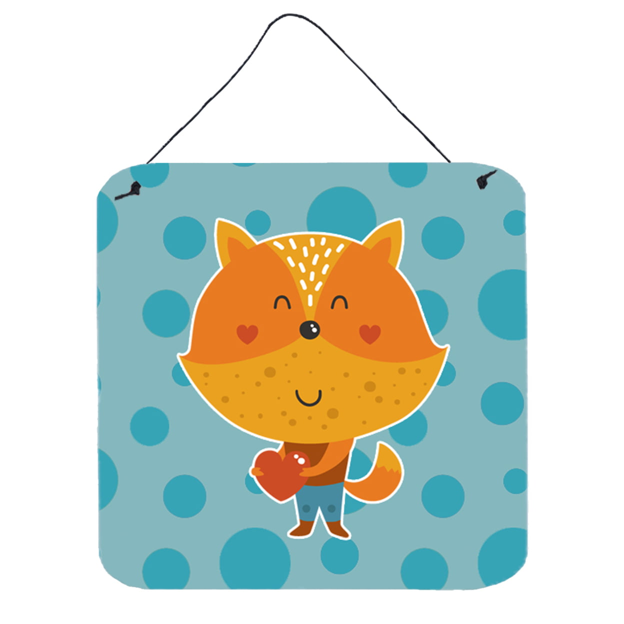 Polkadot Squirrel Wall or Door Hanging Prints