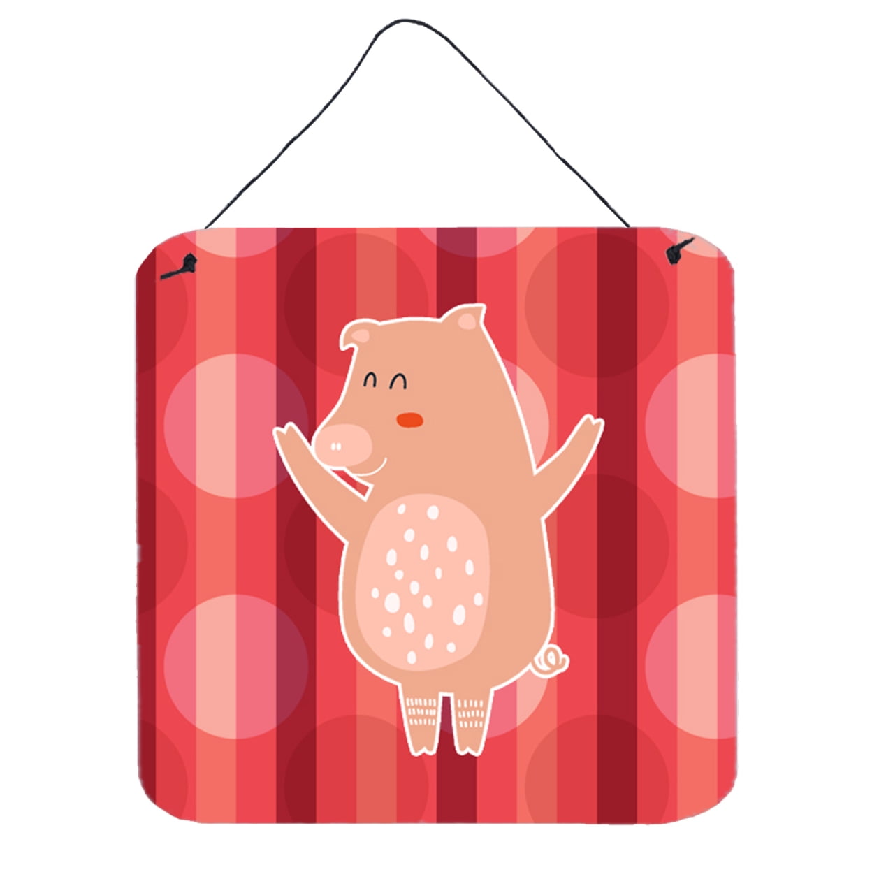 Dancing Pig Wall or Door Hanging Prints