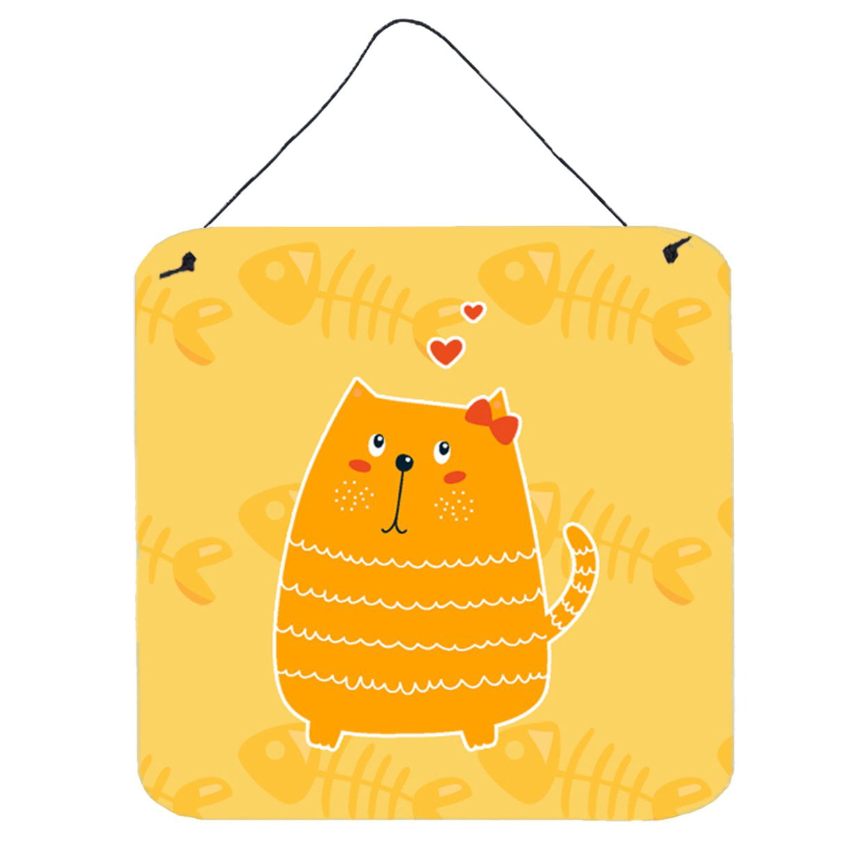 Fat Cat Love Wall or Door Hanging Prints