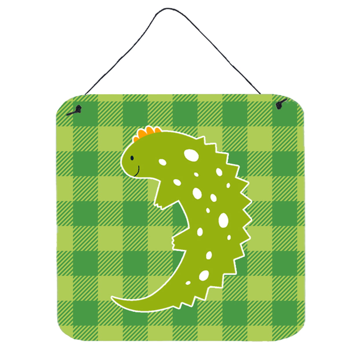 Lizard on Plaid Wall or Door Hanging Prints