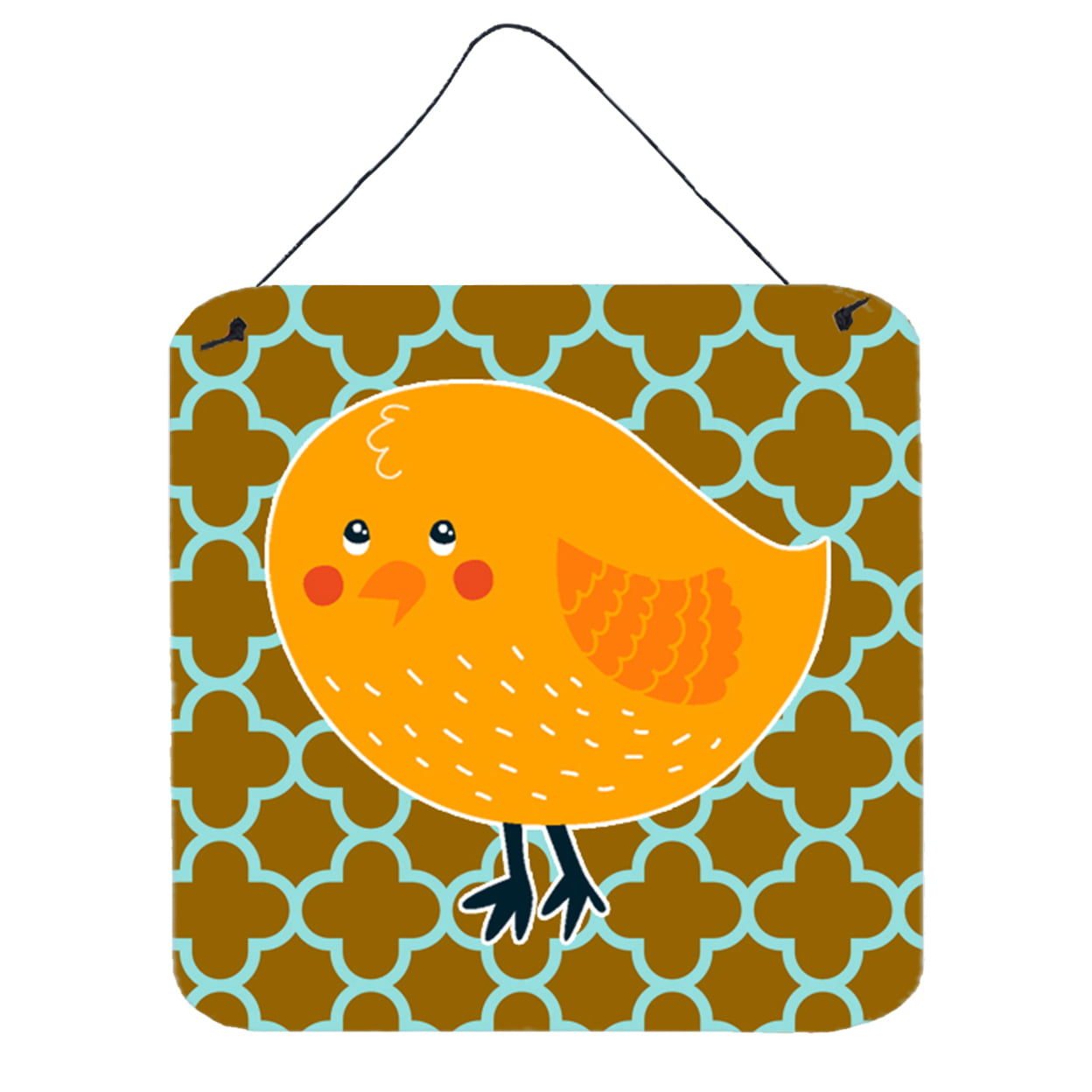 Bird on Quatrfoil Wall or Door Hanging Prints