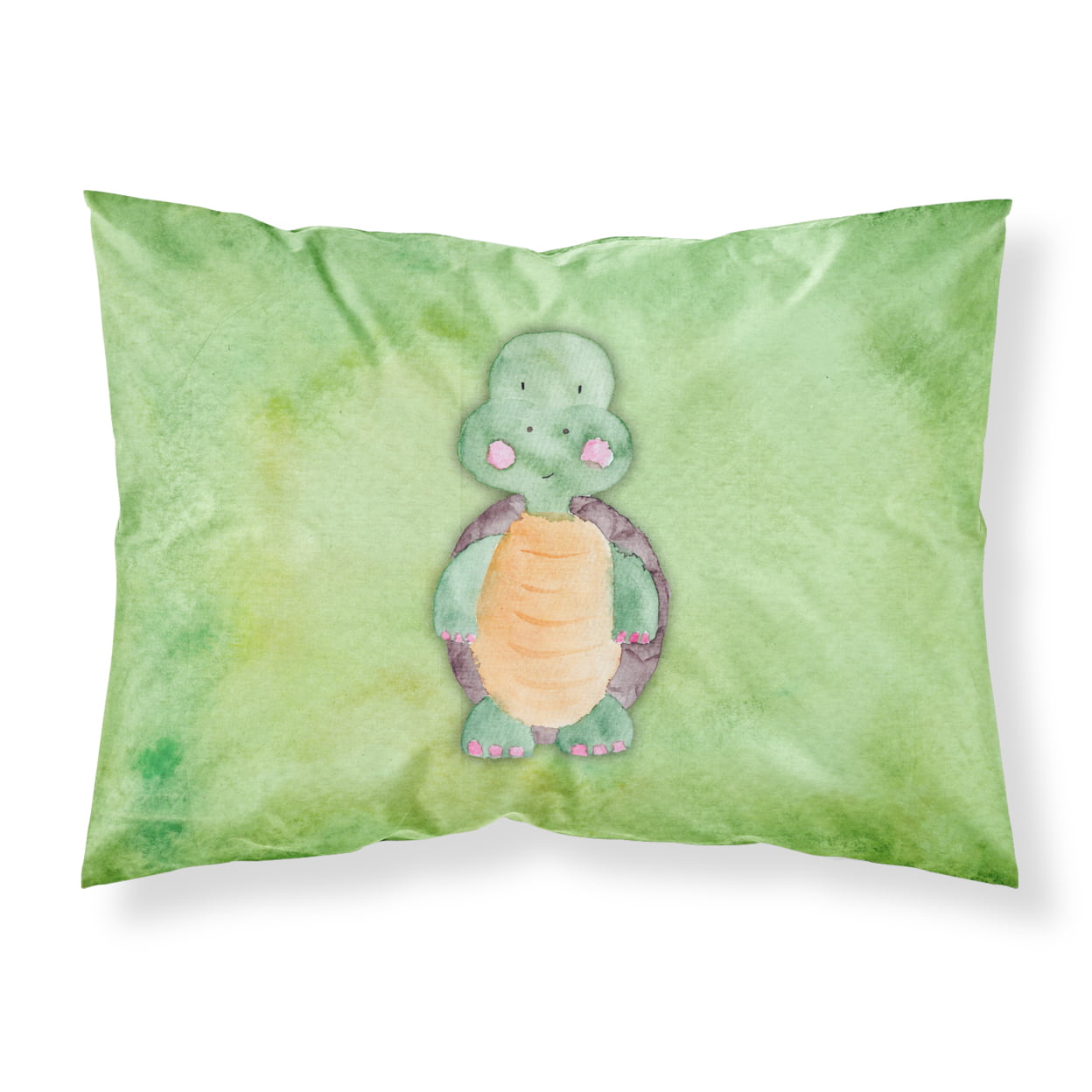 BB7382PILLOWCASE Turtle Watercolor Fabric Standard Pillowcase